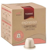 Expresso Compostable Coffee Capsules - Espresso Nespresso Compatible 10 Capsules  Adomoo